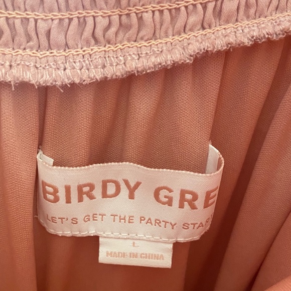 Birdy Grey Chiffon Dusty Rose Dress - Picture 9 of 13